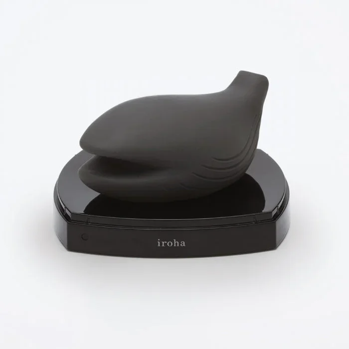 Iroha+ YORU Super Soft Quiet Open Tip Rechargeable Silicone Vibrator For Squeezing