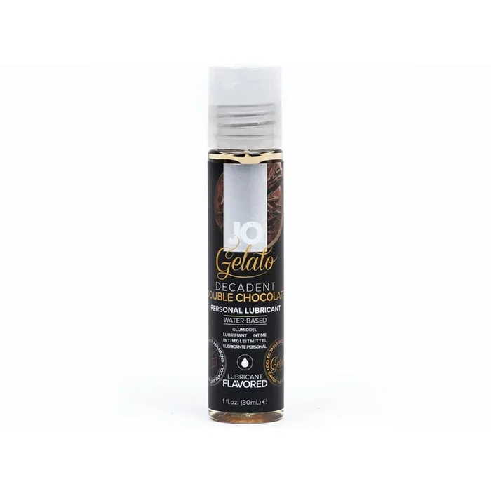 JO Gelato Decadent Double Chocolate Flavored Water-Based Lubricant 1 oz.