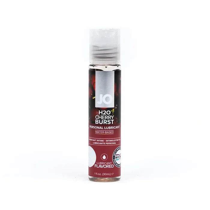 JO H2O Cherry Burst Flavored Water-Based Lubricant 1 oz.