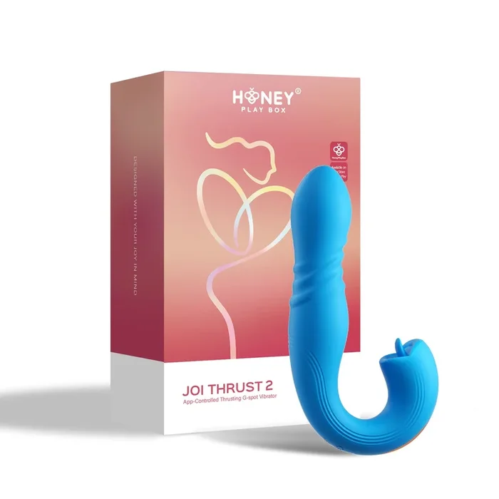 Joi Thrust 2 – App Controlled Thrusting G-Spot Vibrator – Blue