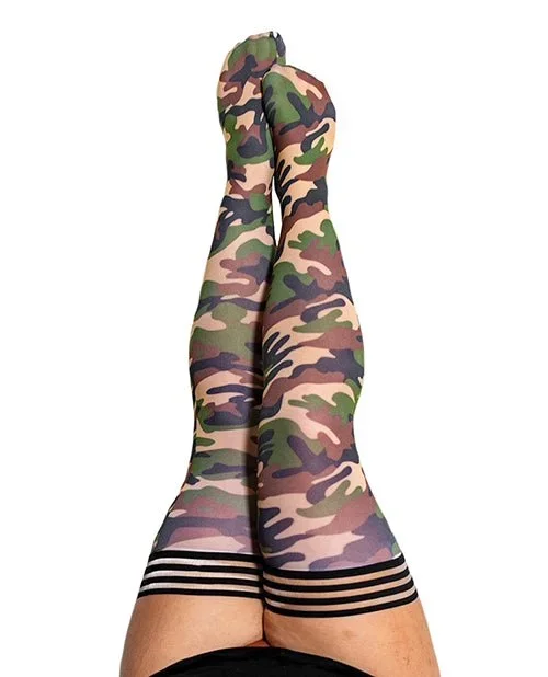 Kix’ies Alex Thigh High Camouflage C