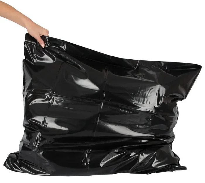 Lacquered Pillow Dirty Black