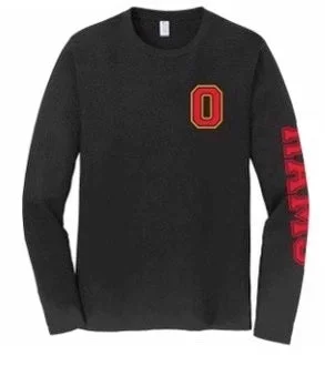 LAST CHANCE- Long Sleeve Black Orangewood Shirt