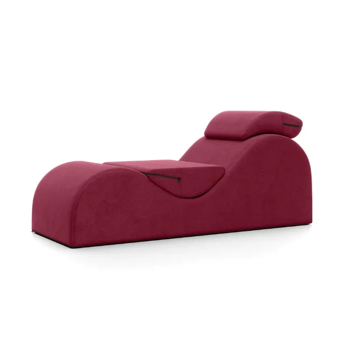 Liberator Esse Lounger Sex Positioning Furniture With Headrest And Mini Scoop Pillow Accessory