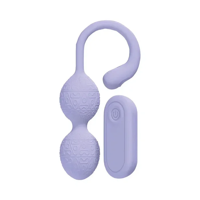 Loveline PelviFit Beads 10 Function Vibrating Rechargeable Silicone Kegel Vibe with Remote Control