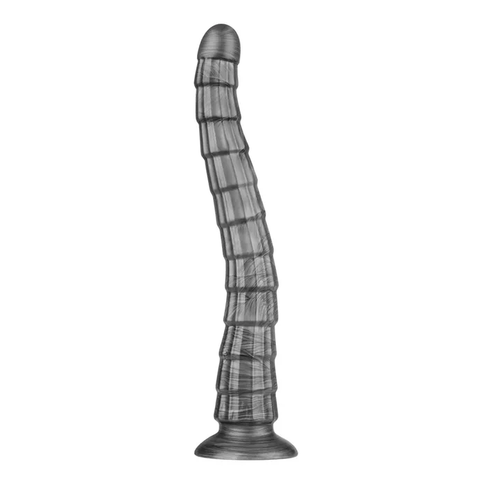 Lovetoy King-Sized 14.5″ Vibrax Slider Vibrating Ribbed Dildo