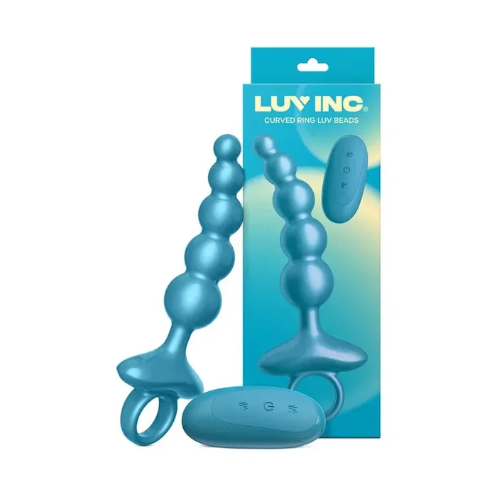 Luv Inc CR23: Curved Ring Luv Beads – Remote-Controlled Vibrating Anal Beads for Intense Sensation