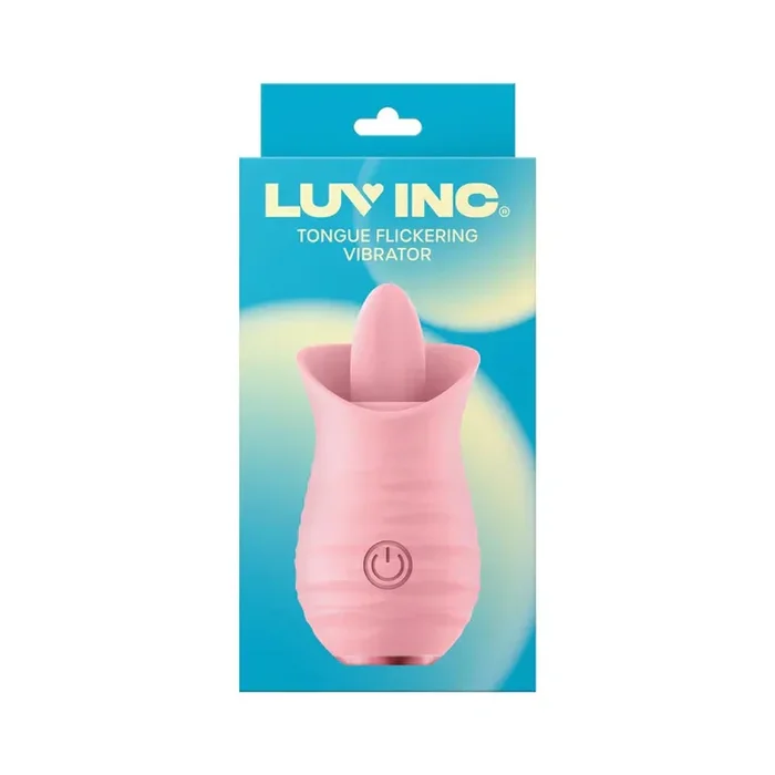 Luv Inc Tv08 Tongue Flickering Vibrator Rechargeable Silicone Clitoral Stimulator