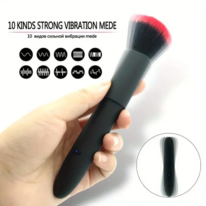 Makeup Brush Pleasure Vibrator