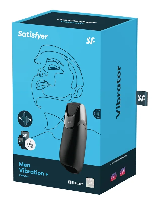 Men Vibration Plus Vibrator – Black