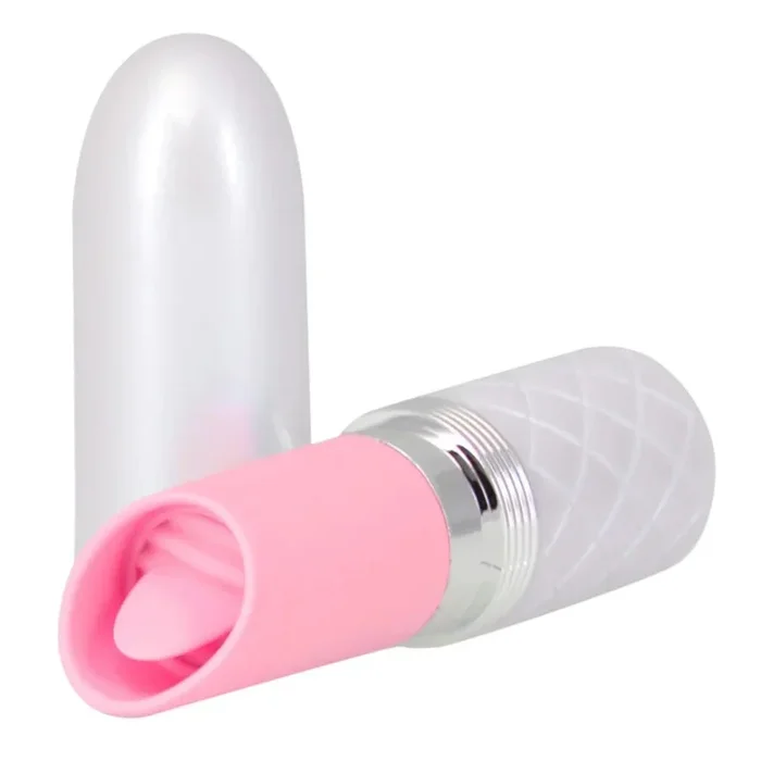 Minivibrator “Lusty” aus Silikon – Vibro-Zunge 9.4 cm (rosa)