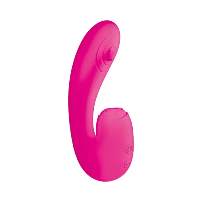 Nasstoys Blaze Suction Thumper Rechargeable Silicone Vibe With Internal Thumping Stimulator