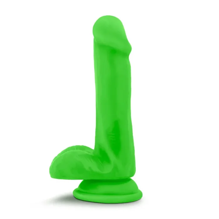 Neo 6″ Dual-Density PVC Dildo With Balls