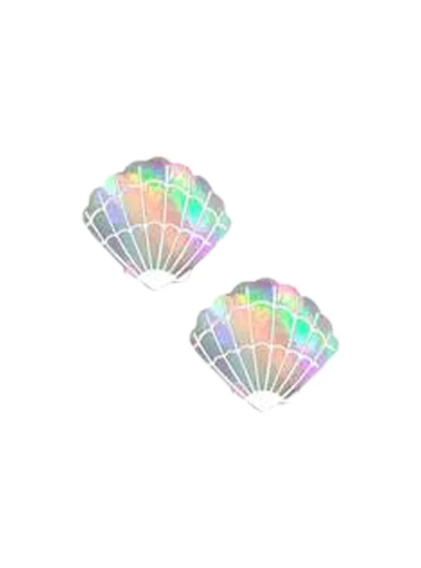 Neva Nude Holographic Shell Pasties