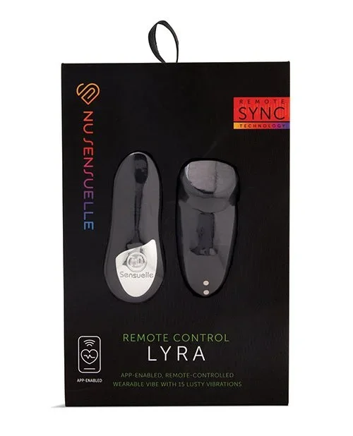 NO ETA Nu Sensuelle Lyra Remote & App Enabled Panty Vibe – Black