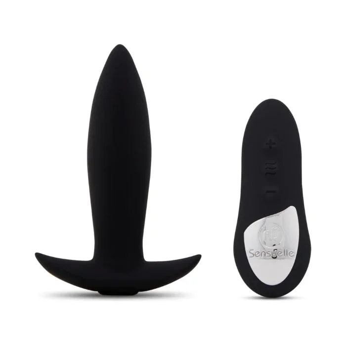 Nu Sensuelle 15 Function Rechargeable Silicone Mini Plug With Vibrating Remote Control