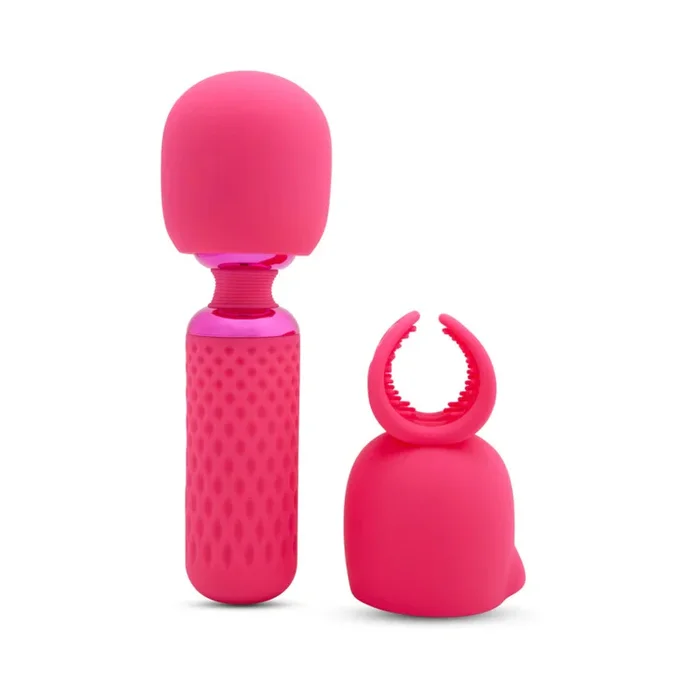 Nu Sensuelle Harlow Nubii Warming Rechargeable Mini Wand With Removable Masturbator