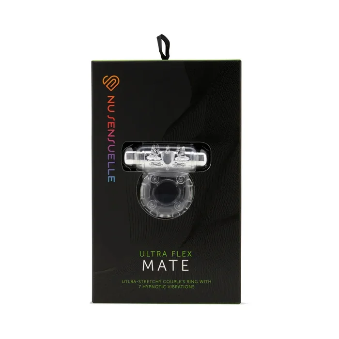 Nu Sensuelle Mate Ultra Flex Couple’s Ring Clear