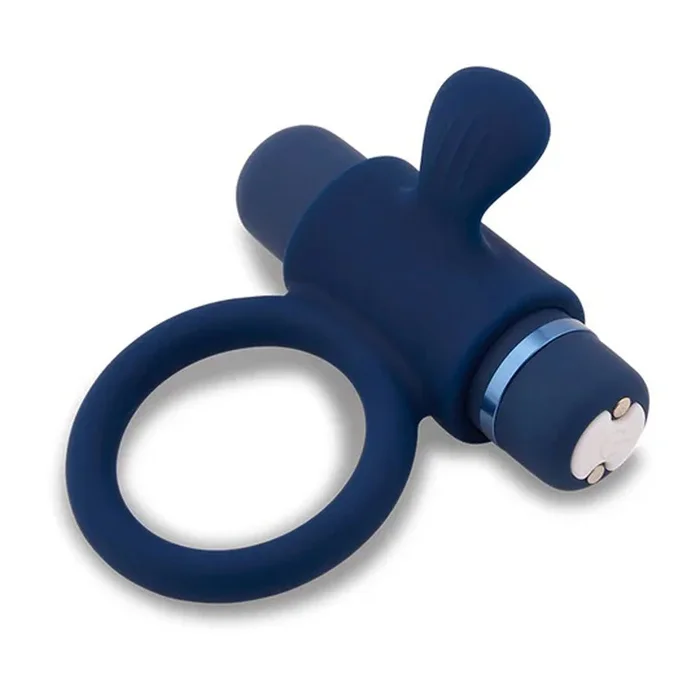 Nu Sensuelle Silicone Bullet Ring – Navy Blue