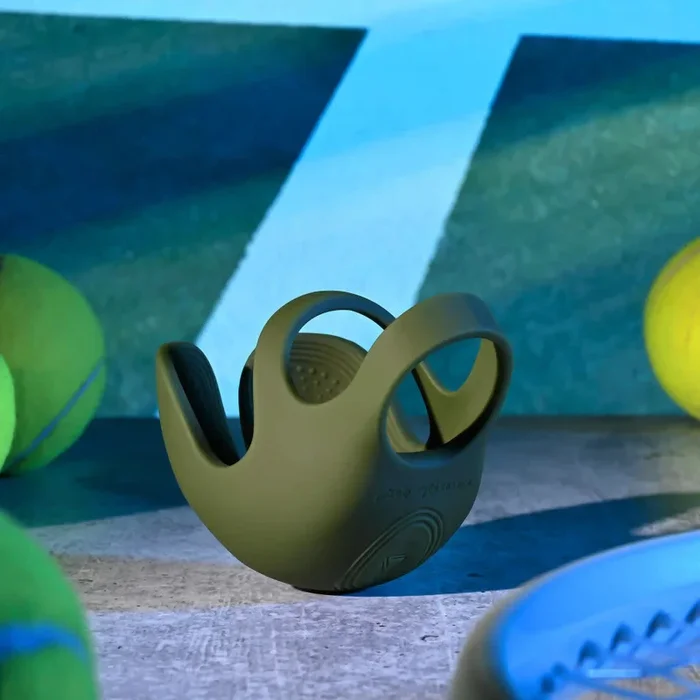 Nutty Buddy Dual Cock Ring With Vibrating Ball Cup