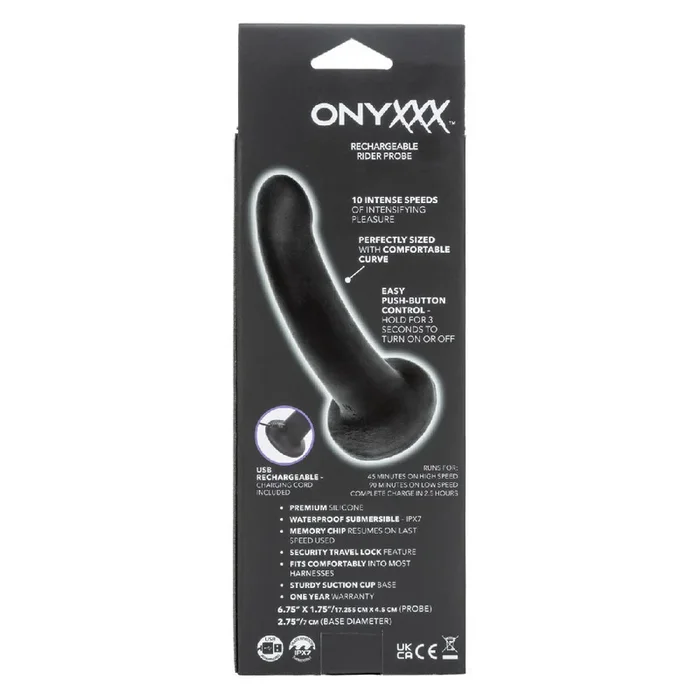 Onyxxx Rechargeable Rider Probe – Black