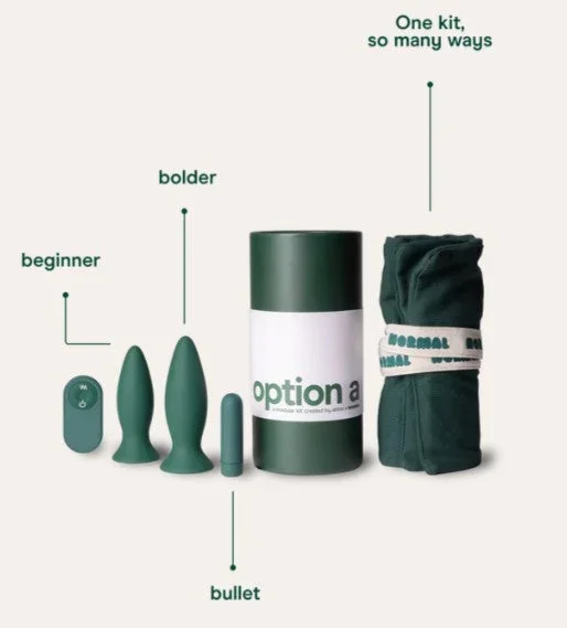 OPTION A – Vibrating Butt Plug Kit by Abbie Chatfield and Normal