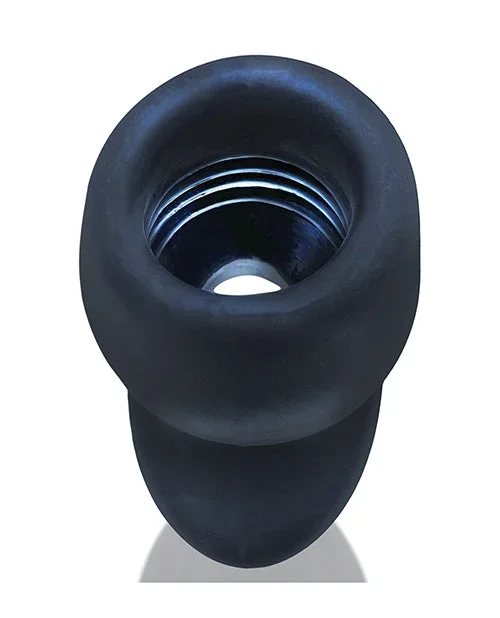 Oxballs Morphhole 2 Gaper Plug Large – Black Ice