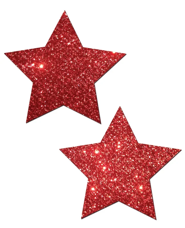 Pastease Glitter Star – Red O/S