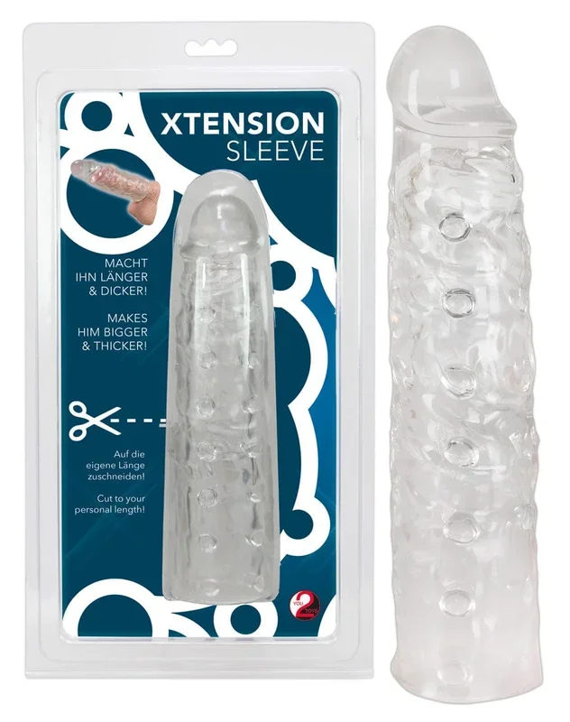 Penis Extension Clear Cock 22 x 5 cm