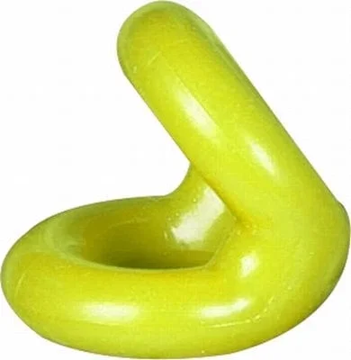 Penis ring testicle trainer yellow