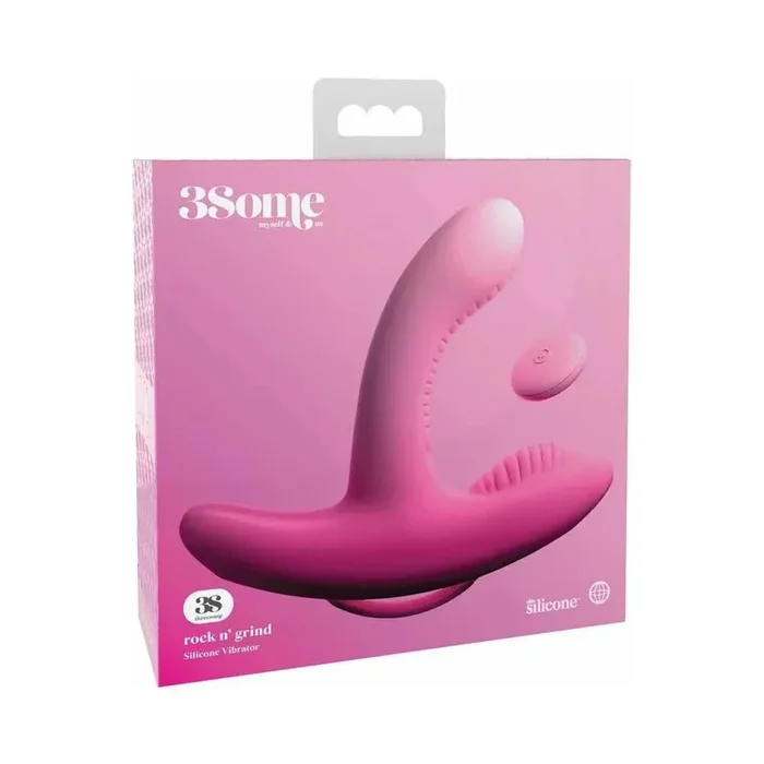 Pipedream 3Some Rock n’ Grind Dual Stimulation Silicone Vibrator