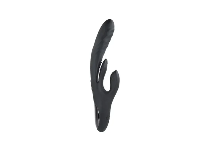 Playboy Rapid Rabbit Rechargeable Silicone Thrusting And Flapping Vibrator