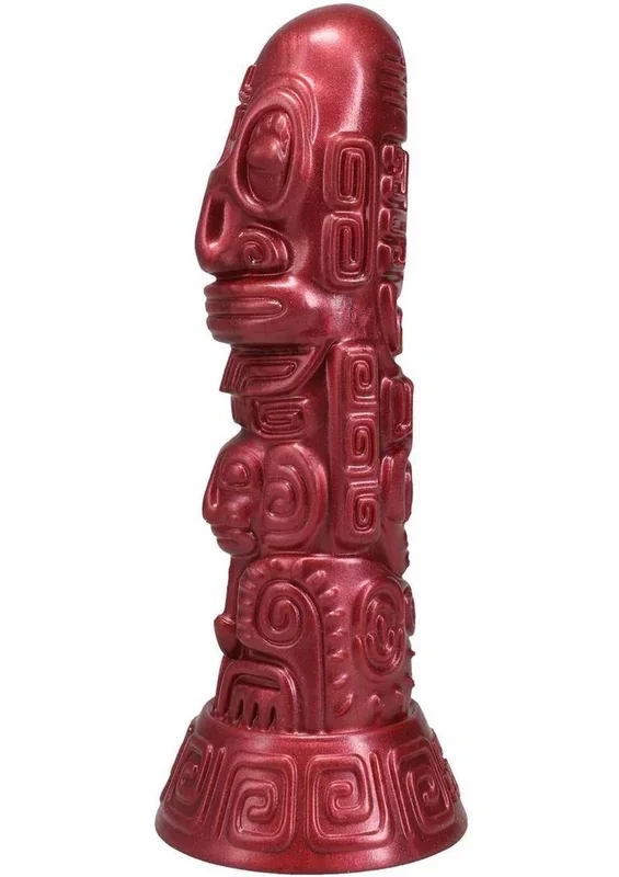 Polynesian Pleasure Idols Lele Lele Air Idol Rechargeable Silicone Vibrating Dildo with Remote Control