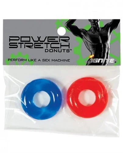 Power Stretch Donuts – 2 Pack – Red and Blue