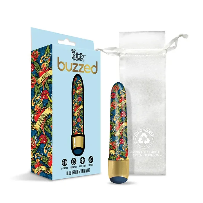 Prints Charming Buzzed 5″ Mini Vibe – Blue Dream