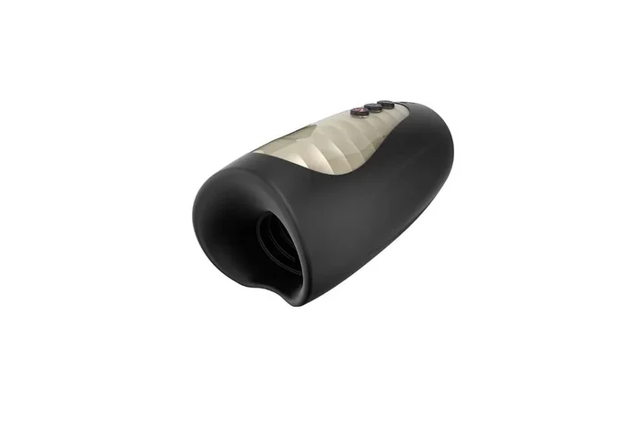 Pump One Vibrating Warming Stroker with Suction