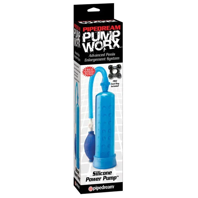 Pump Worx Silicone Power Pump Blue