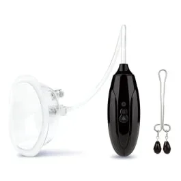 Rechargeable Pussy Pump With Clit Clip