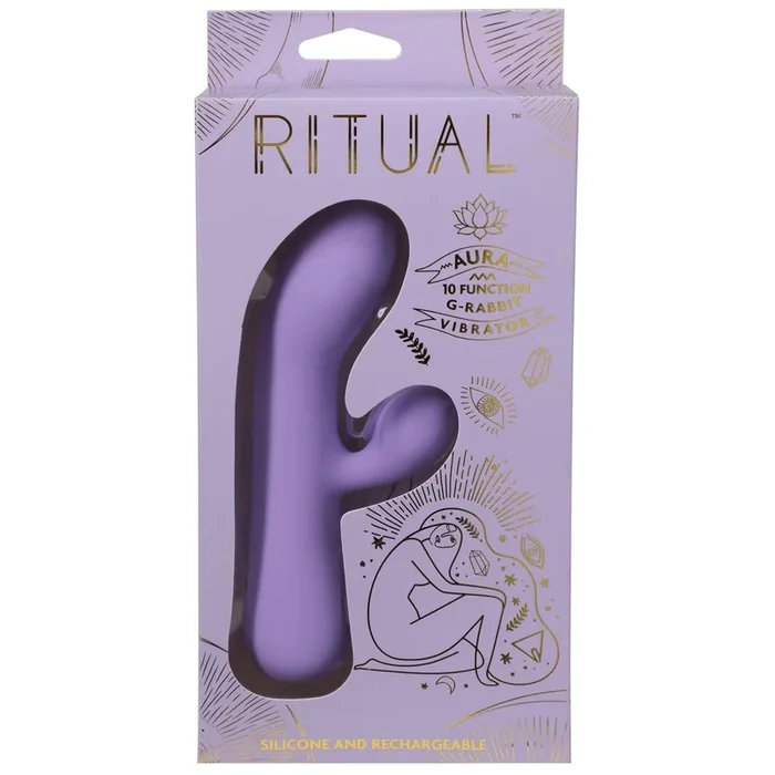 Ritual – Aura – Rechargeable Silicone Rabbit Vibe – Lilac