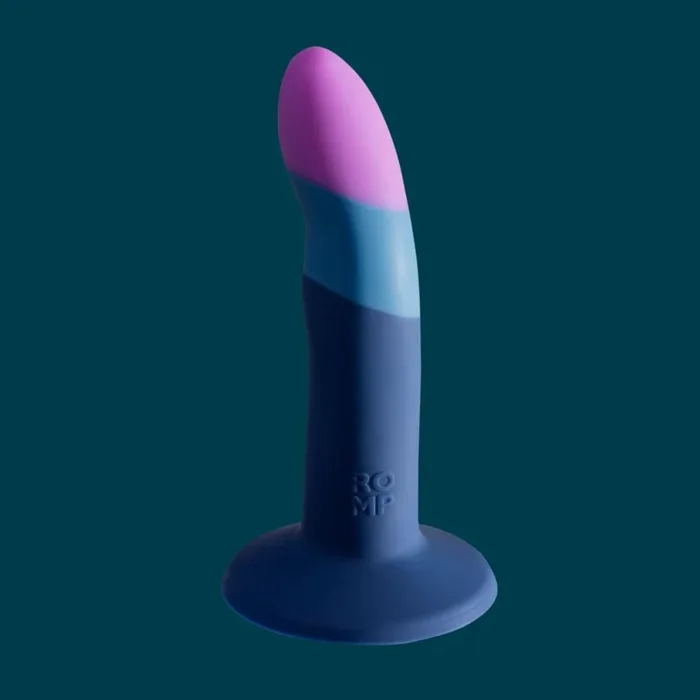 ROMP Piccolo Dildo Blue Purple 5 Inch
