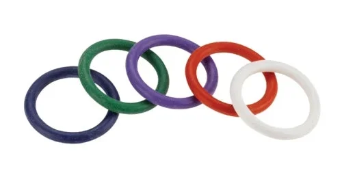 Rubber C-Ring Set – 1.25 Inches – Rainbow