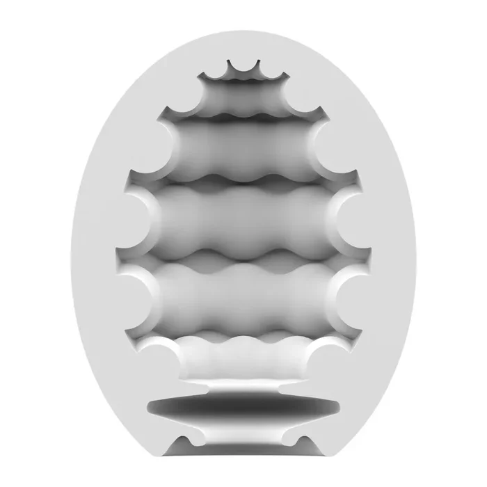 Satisfyer Masturbator Egg – Riffle – Light Green