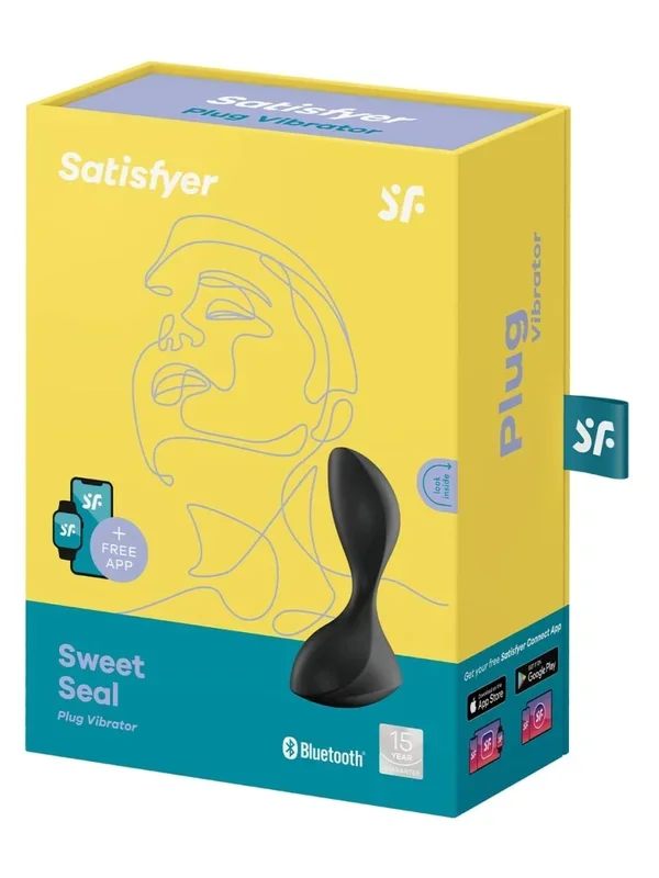 Satisfyer Sweet Seal Connect App Plug Black
