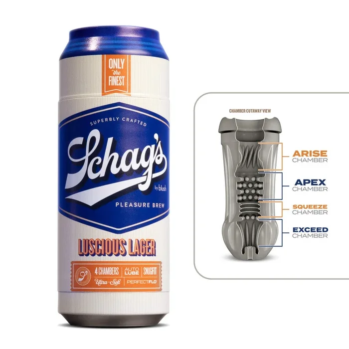Schag’s By Blush® | Luscious Lager Frosted Masturbator / Stroker