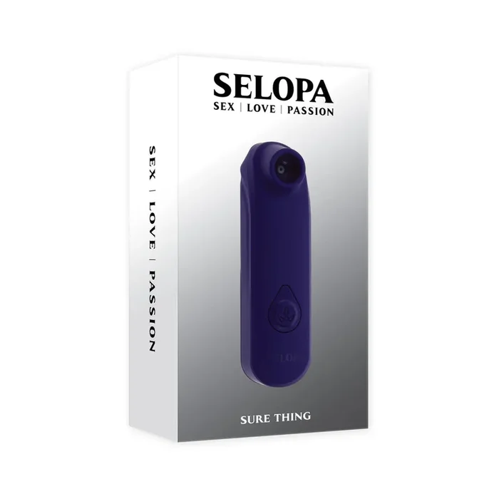 Selopa Sure Thing AAA Battery Vibrating Suction Silicone Purple