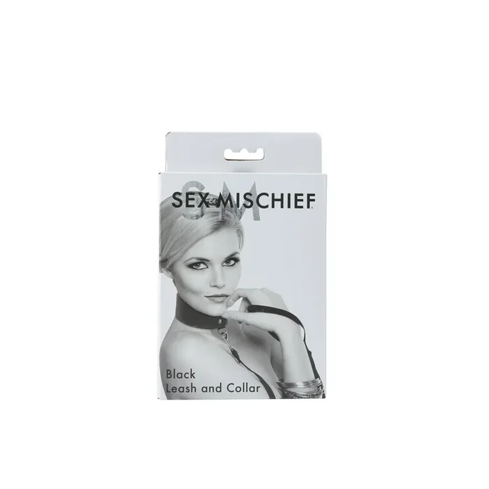 Sex and Mischief Leash and Collar – Black