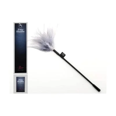 Shades-of-Grey feather wand