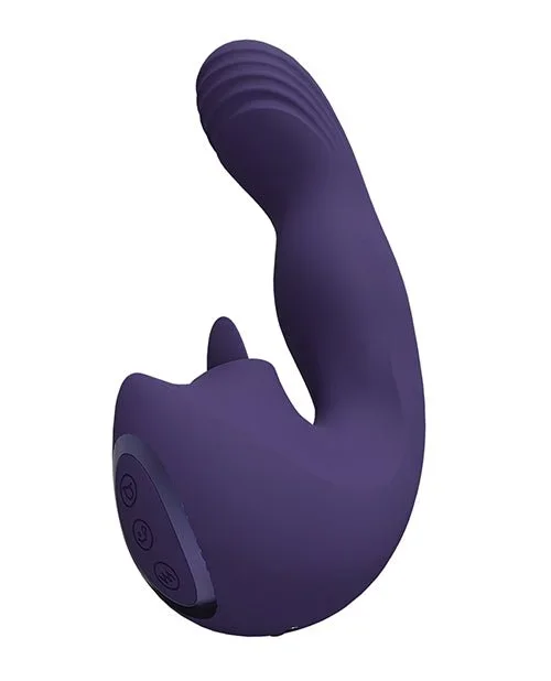 Shots Yumi Triple Action G-Spot Vibrator & Stimulator – Purple