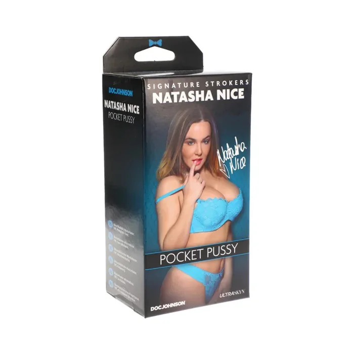 Signature Strokers – Natasha Nice – ULTRASKYN Pocket Pussy Vanilla