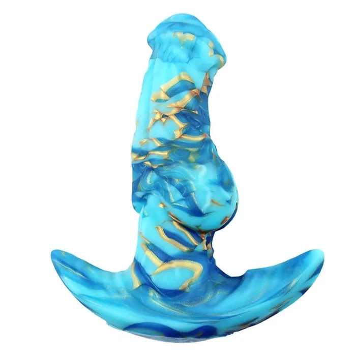 Silicone Fantasy Butt Plug with Anchor Base